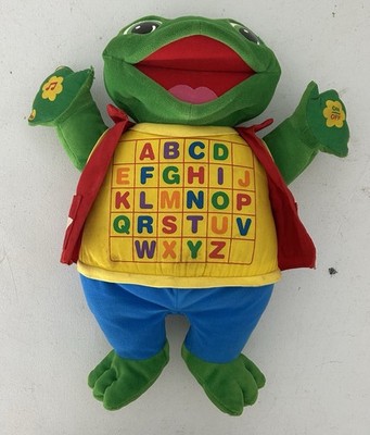 2000 Vintage''Leap Frog Sing & Read Little Leap interactive 18  Plush WORKS VGC