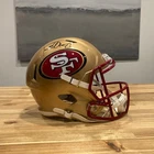 New ListingTerrell Owens Signed SF 49ers 96-08 Riddell Speed FS Replica Football Helmet JSA