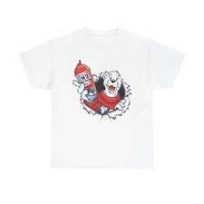 ICEE Vintage Polar Bear Logo Graphic T Shirt Unisex Heavy Cotton Tee