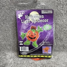 INFLATABLE Scarecrow HALLOWEEN PARTY DECORATION Blow Up PROP Light Up 12.5X11