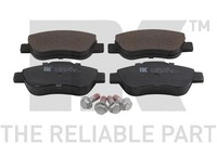 Bremsbelagsatz Scheibenbremse NK 222375 FüR Classic Panda Fiat 4X4 169 AXB2A
