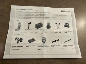 LEGO 6709 Western: Tribal Chief  - 100% Complete With Box