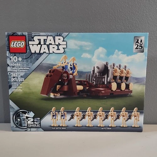 LEGO Trade Federation Troop Carrier 40686 Complete Set 262pcs Star Wars 25 Years