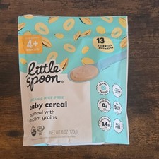 Little Spoon Organic Rice-Free Baby Cereal Oatmeal Ancient Grains 6oz
