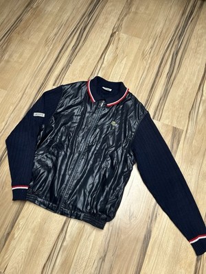 Vintage Lacoste Nylon Sweater Men s Size L Italy 90s Streatwear Luxury Rare