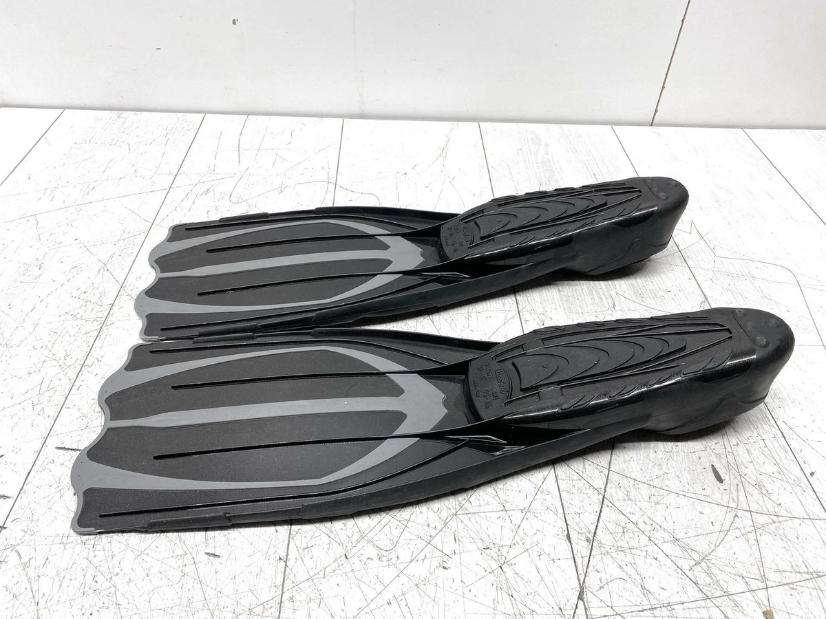 Cressi Pluma Tauch-Füsslingflossen Gr. 39-40 schwarz-silber