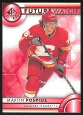 2023-24 UD SP Authentic Martin Pospisil 199 Future Watch Limited Red RC