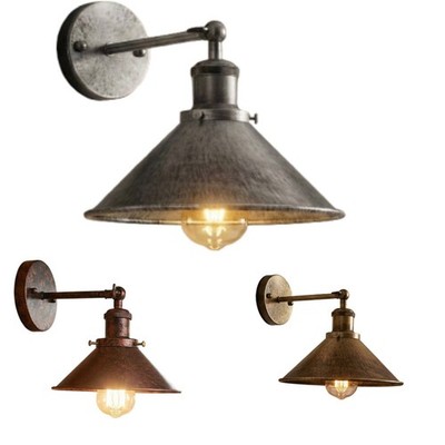 Vintage Wandleuchte Innen Retro Rustikal Verstellbar Wandleuchter Lampe Flur