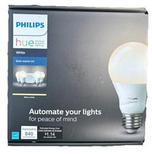 Philips Hue Smart Light Starter Kit Brand new no box 4 bulbs + bridge
