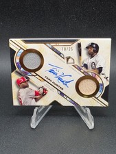 2025 Topps Diamond Icons Torii Hunter Dual Relic Auto 18/25