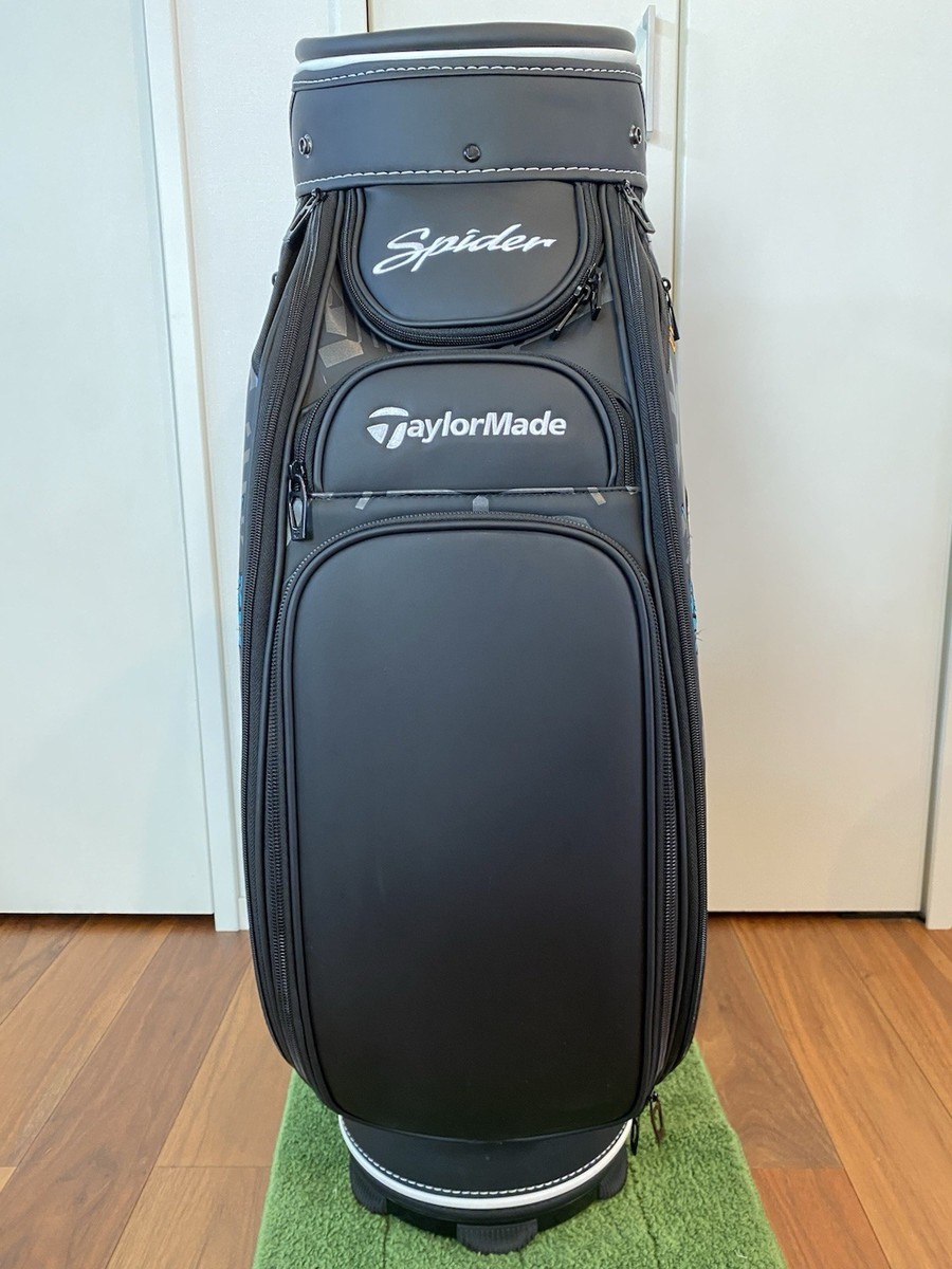 TaylorMade Spider Black Limited Edition Staff bag cart bag golf