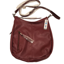 3-Way Purse Bag Faux Leather Convertible Crossbody Shoulder Backpack Adj Strap