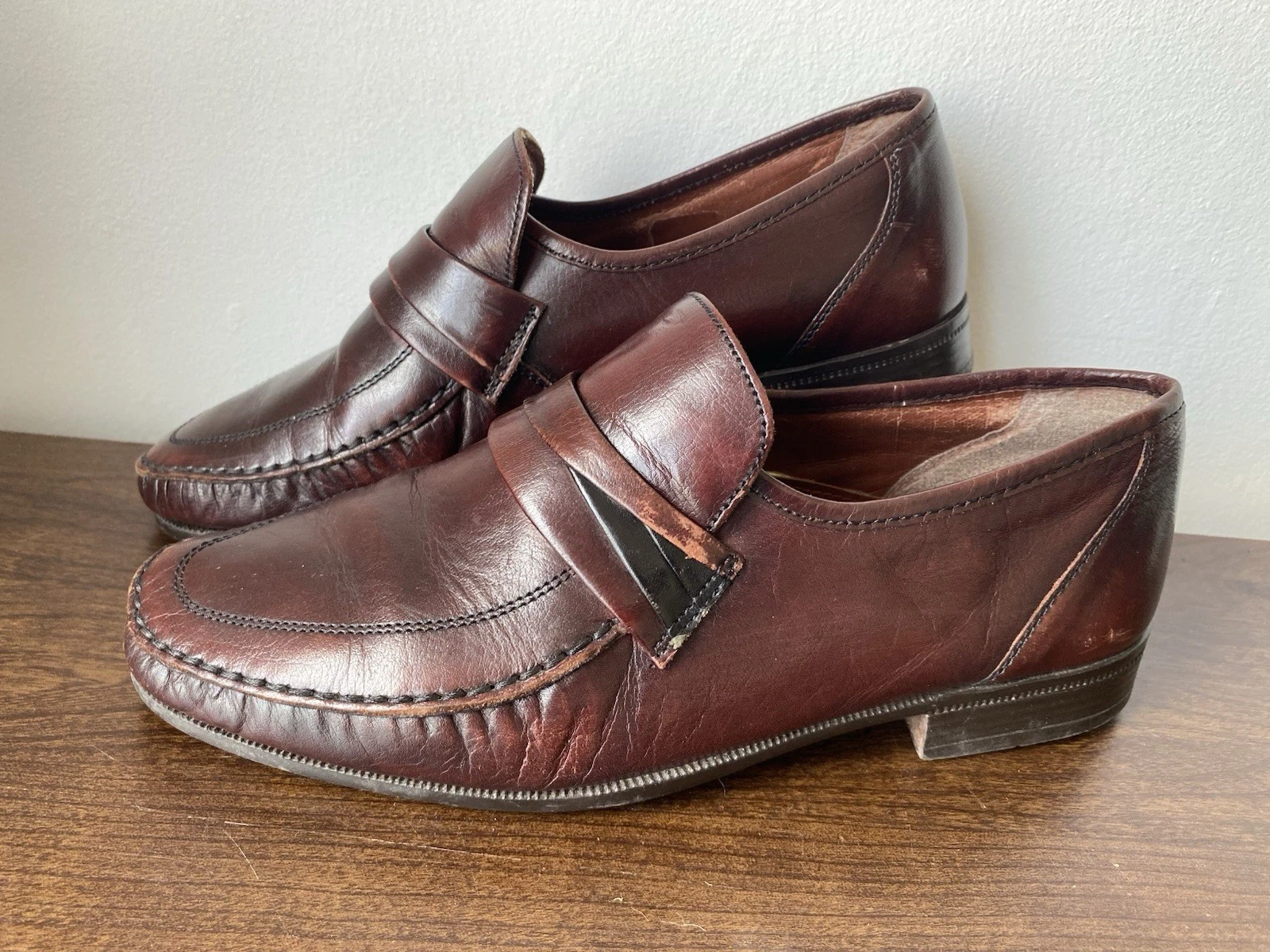 Clarks Spettacoli Uomo Pelle Extra Larga Taglia UK 8