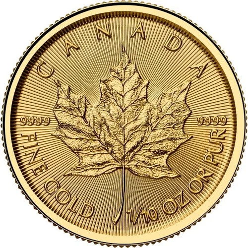 2026 Canadian Gold Maple Leaf 1/10 oz — photo from the most recent tracked eBay sale