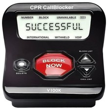 CPR V100K Call Blocker for Landline Phones - Preloaded Spam Protection  Manual