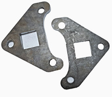 2Pcs Flange bracket For Chinese Mini Excavator Drive Motor Reinforcement Bracket