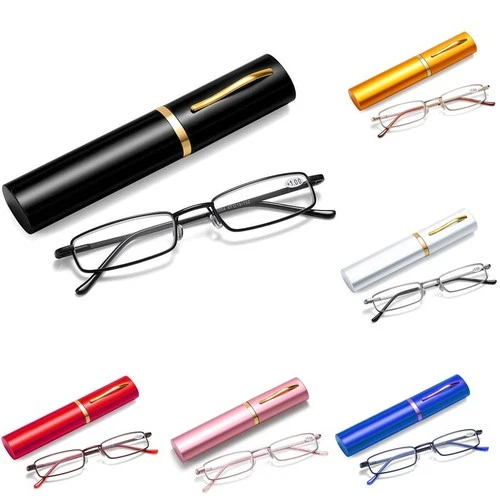 Reading Glasses Reader Spectacles Small Metal Anti Blue Light Eyeglass +1.0～4.0