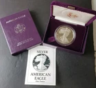 1990 S Proof $1 American Silver Eagle Dollar