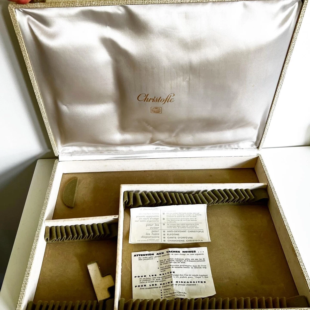 Christofle Silver Cabinet Empty Box Jewel Case Retro Vintage 37 Parts | eBay