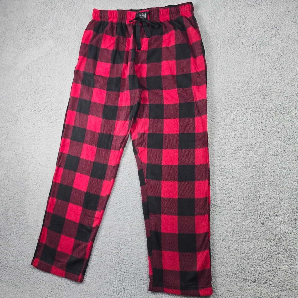 PANTALONES LUCKY BRAND Para Hombres GRANDES ROJOS A CUADROS SALÓN LIGEROS DORMIR POLAR PARA HOMBRES NUEVOS CON ETIQUETAS Foto 3 de 4