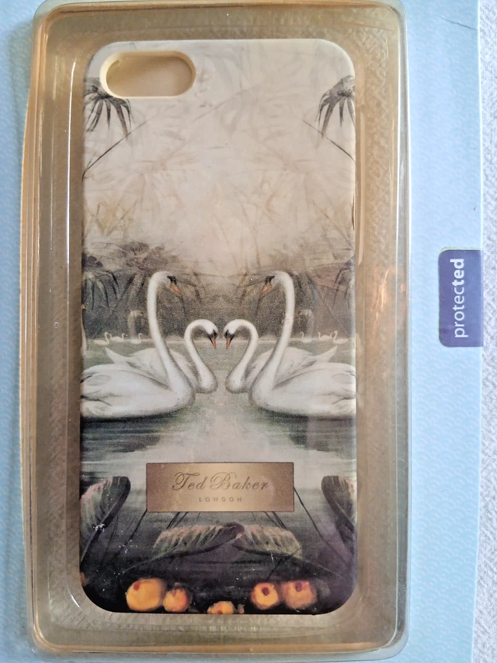 Ted Baker London Apple iPhone 5 Designer Phone Case Swans New & Sealed - Image 2 of 3