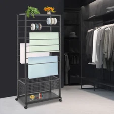 Ribbon Holders Racks Moviable Flower Wrapping Paper Storage Stand for Scarf Shop