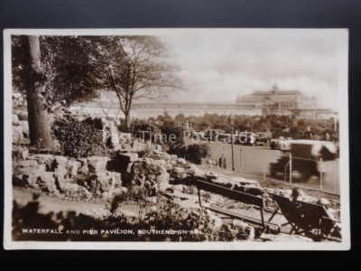 Essex: Southend on Sea WASSERFALL UND PIER PAVILLON um 1941 RP von Excel