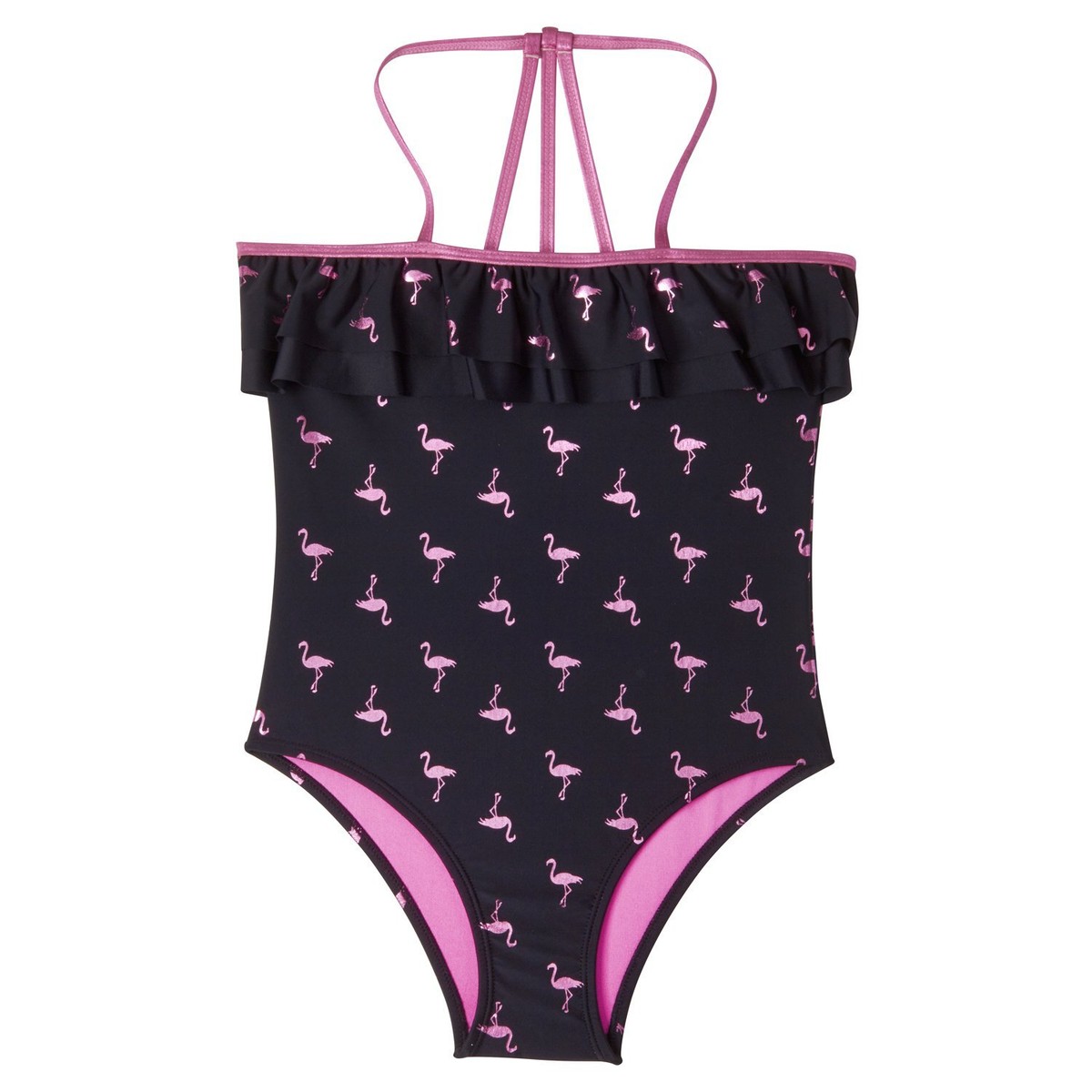 Limited Too Girls 1-Piece Swimsuit Flamingo Print Toddler Sizes T3