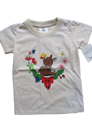 RUBIES T-Shirt , Reh Print Gr 116 Neu ( A49