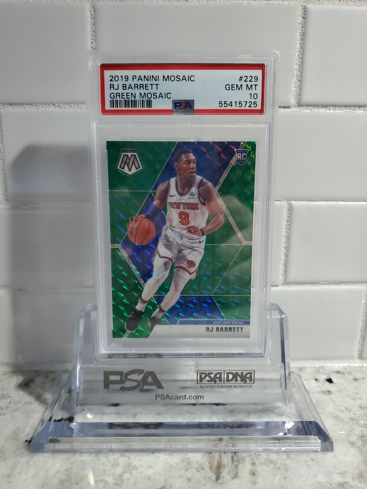 RJ Barrett 2019 Mosaic #229 Green Price Guide - Sports Card Investor