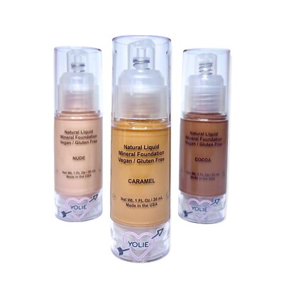 ORGANIC FOUNDATION   .50 fl oz   Liquid Mineral   Natural Sun Protection   Vegan