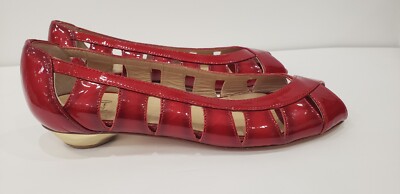 Amalfi by Rangoni New Womens 8.5 Red Leather Dress Shoe