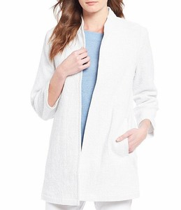 eileen fisher grid jacket