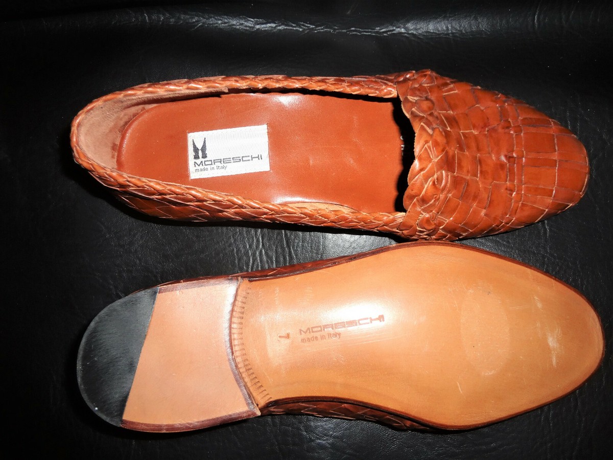 New - Moreschi - Valda Brown Weaved Loafer - Size 7M | eBay display picture 1