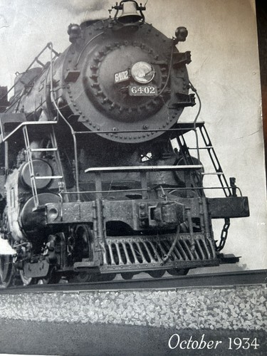 UNMARKED OCTOBER 1934 BALDWIN LOCOMOTIVES MAGAZINE-GREAT COVER PHOTO & MUCH MORE - Picture 2 of 17
