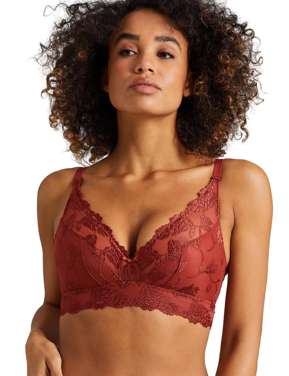 Aubade Softessence Triangle Bra TM10-O Womens Wirefree Luxury Bras  Terracotta