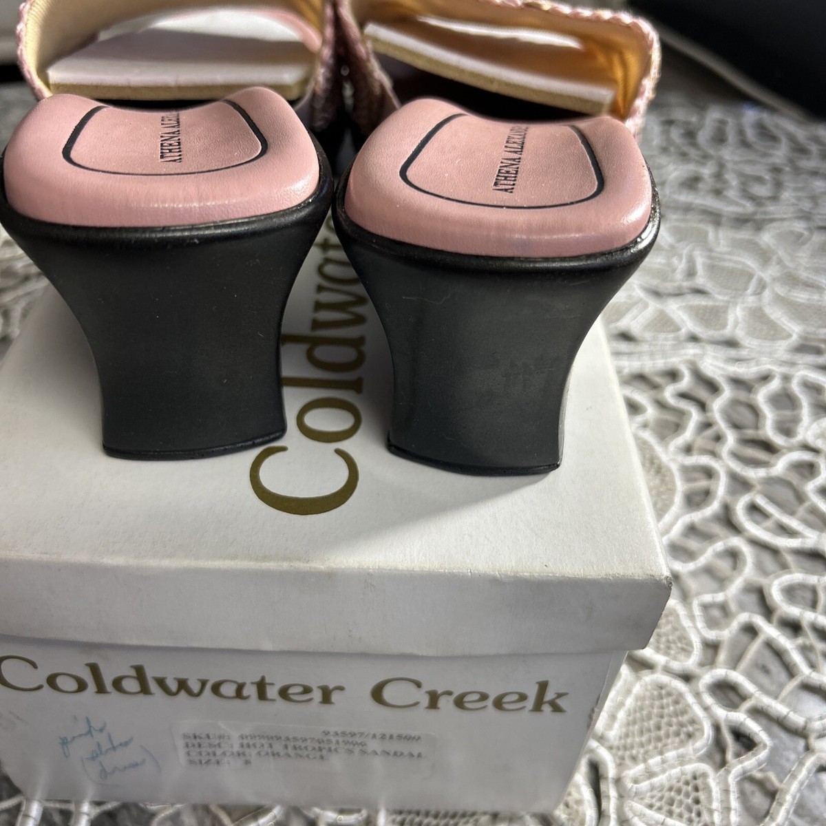 Coldwater Creek Hot Tropics Sandal Size 8 One Pc. | eBay