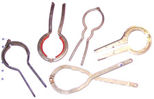 5 Vintage Canning Jar Gripper Sealer Remover Opener Tools Gadget Utensil Lot USA