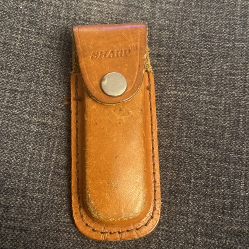 Vintage Sharp Model Folding Lockback Pocket Knife Sheath only Japan