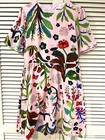 As New! Pretty GORMAN X Monika Forsberg “Garden” Silk Blend Dress * size 10