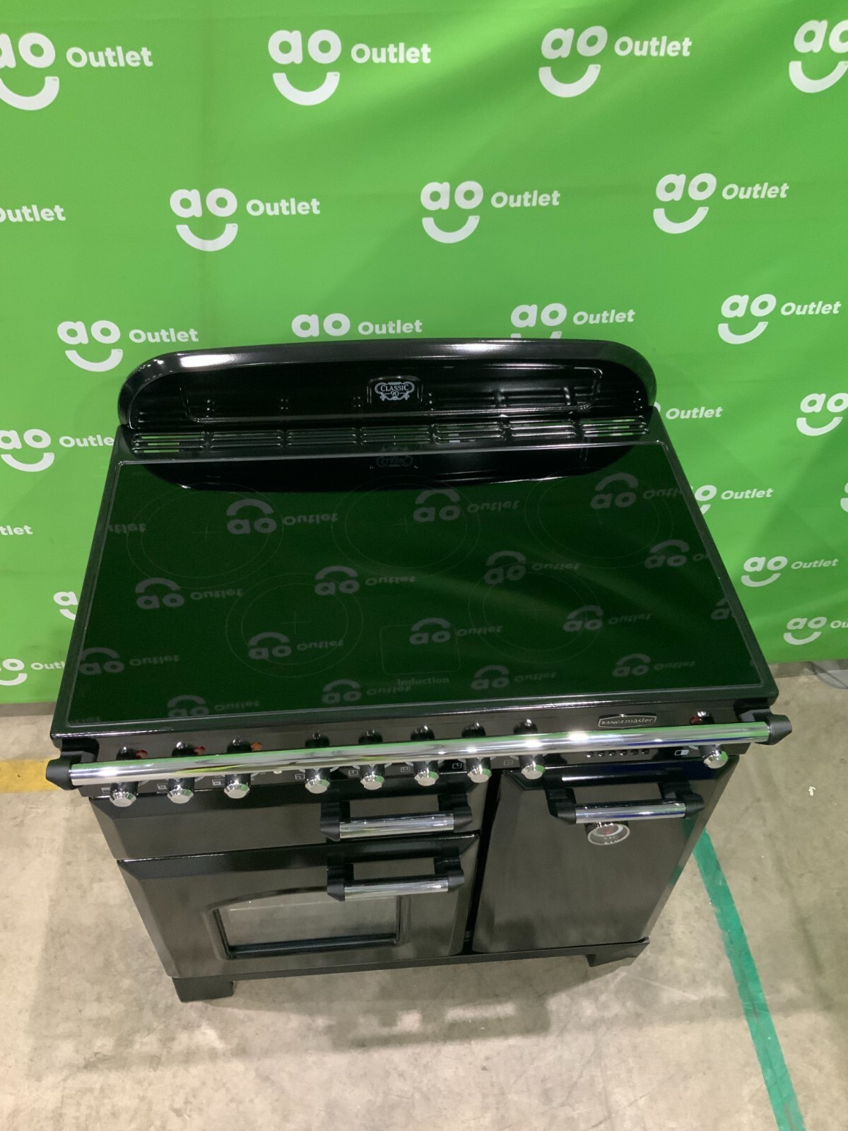 Rangemaster Electric Range Cooker CDL90EIBL/C 90cm Black / Chrome A