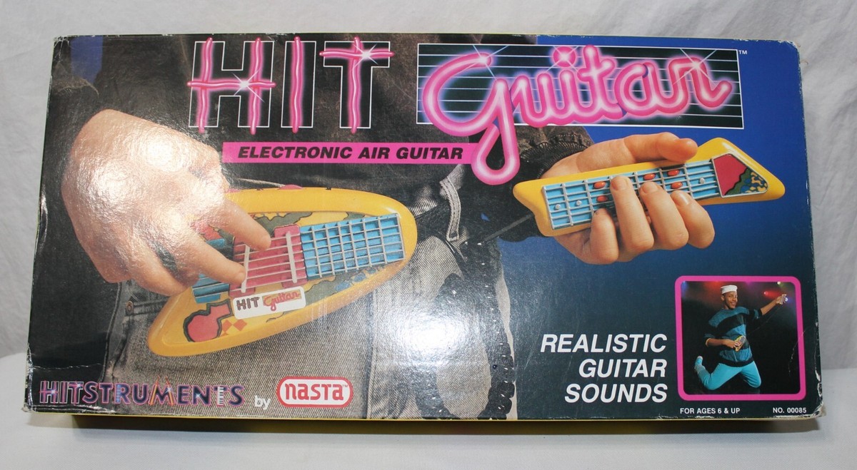 Vintage 1989 HITSTRUMENTS BY NASTA Portable Electronic Air Guitar