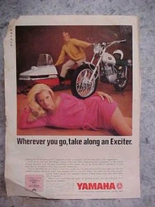 YAMAHA MOTORCYCLE & SNOW MOBILE AD