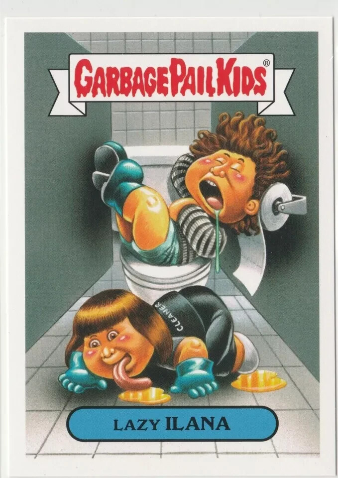 Lazy Ilana 2a Garbage Pail Kids GPK 2016 Prime Slime Trashy TV Card
