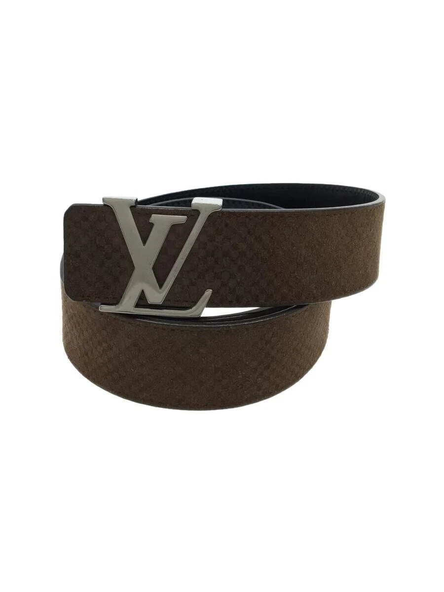 Authentic Louis Vuitton Micro Damier Ceinture LV Initial M6876