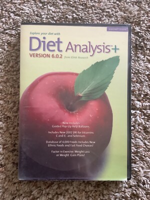 DIET ANALYSIS+ Plus, Version 6.0.2 [Windows CD-ROM] ESHA Research SOFTWARE