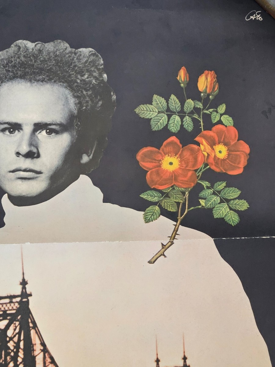 MUSIC POSTER ~ Simon & Garfunkel 1968 VINTAGE Paul Art Bookends