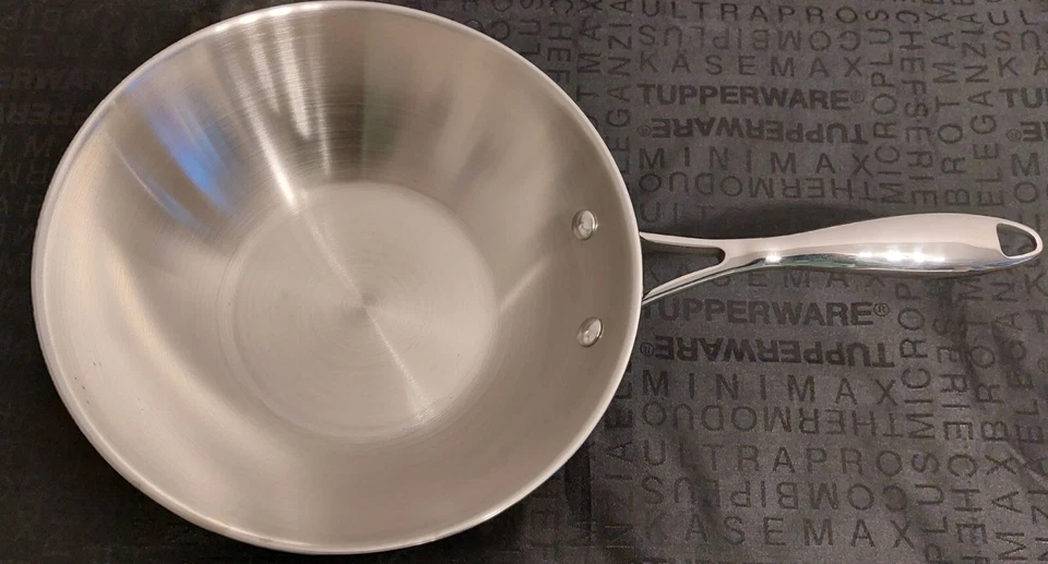 Tupperware Gourmet-Line Chef Series Junior Wok 2,3 l / Edelstahl / Neu & OVP