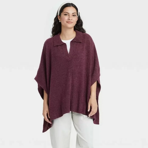 A New Day Women's Pullover Collar Cape 