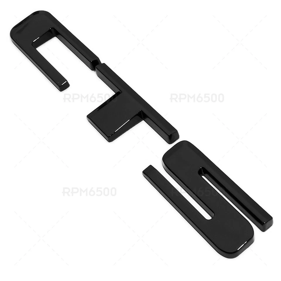 For Cadillac CTS V Rear Trunk Decklid Letter Badge Emblem Nameplate Sport Black Foto 3 de 4